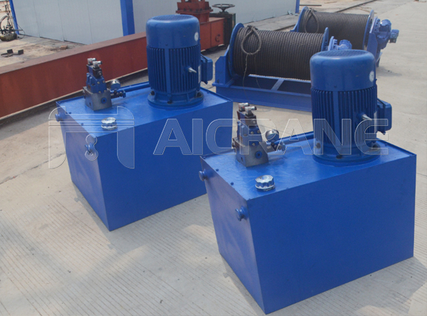 Hydraulic Winches With Pump Stations